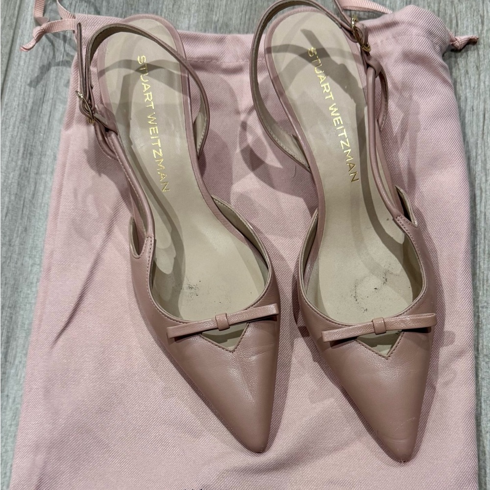 Stuart Weitzman Women's Vinny 50 Slingback Heels